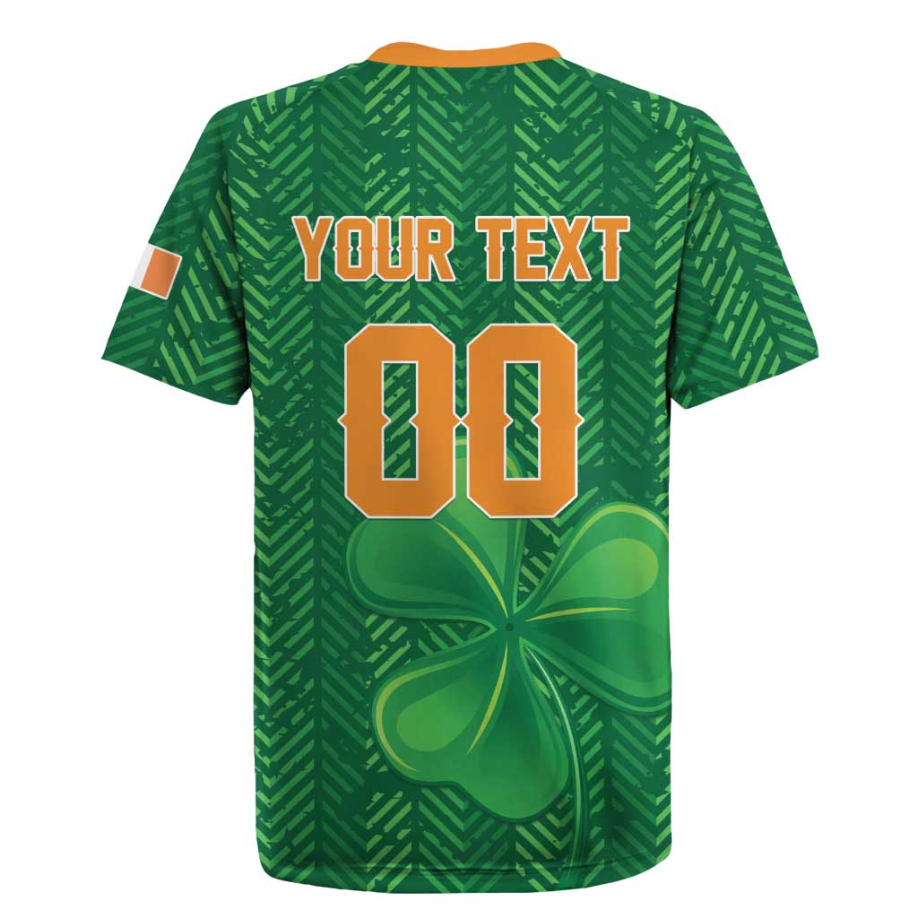 Custom Football 2026 Ireland Rugby Jersey The Boys in Green Come On