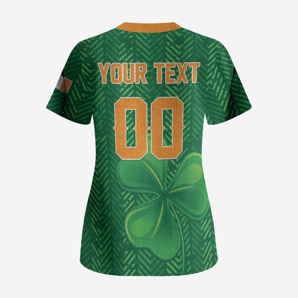 Custom Football 2026 Ireland Scrub Top The Boys in Green Come On