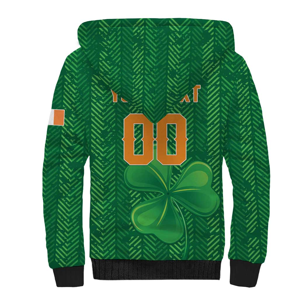Custom Football 2026 Ireland Sherpa Hoodie The Boys in Green Come On