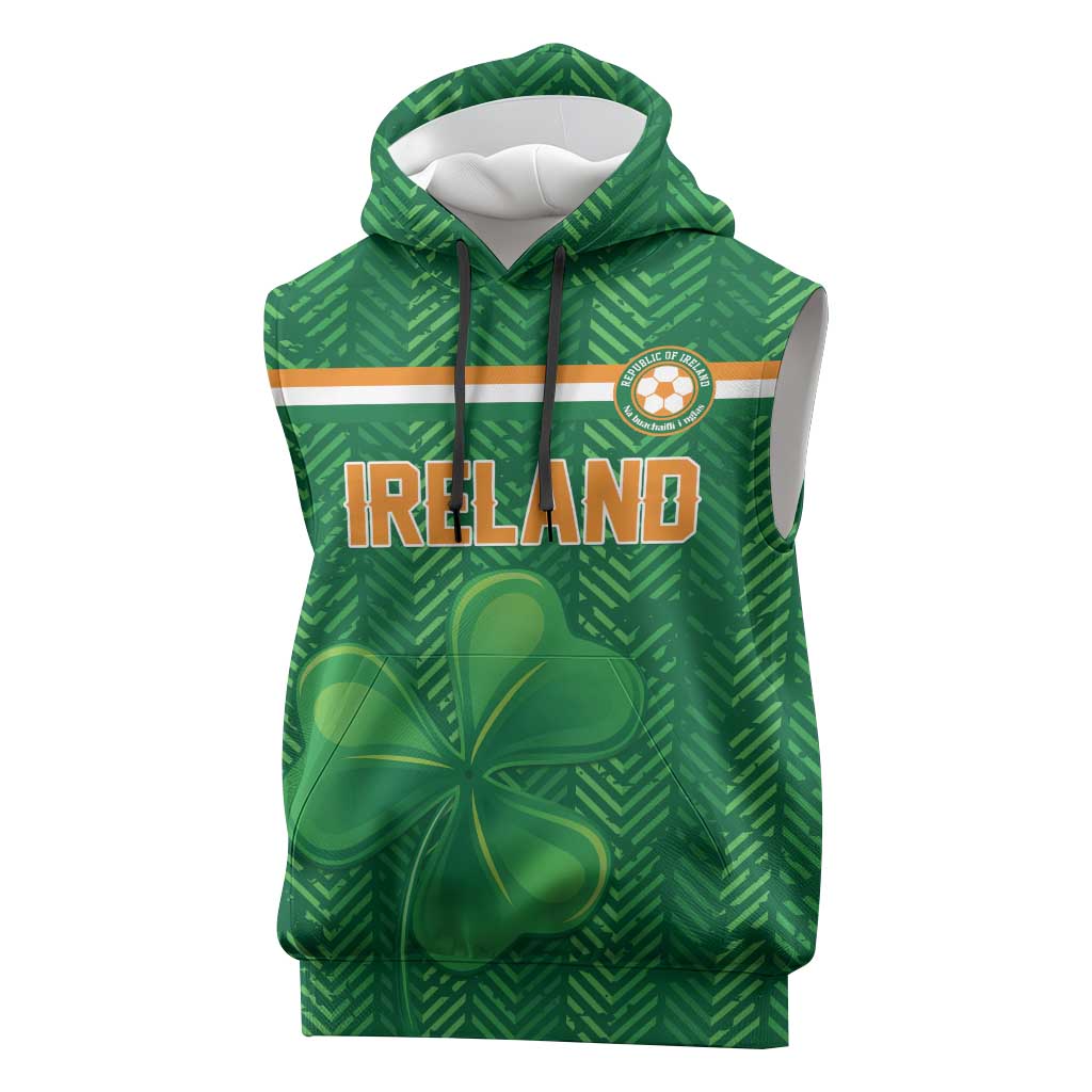 Custom Football 2026 Ireland Sleeveless Hoodie The Boys in Green Come On