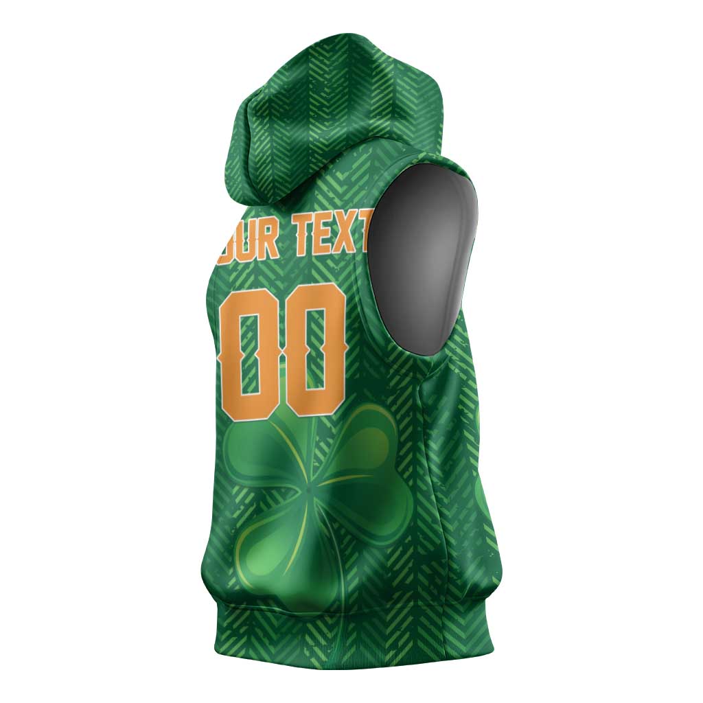 Custom Football 2026 Ireland Sleeveless Hoodie The Boys in Green Come On