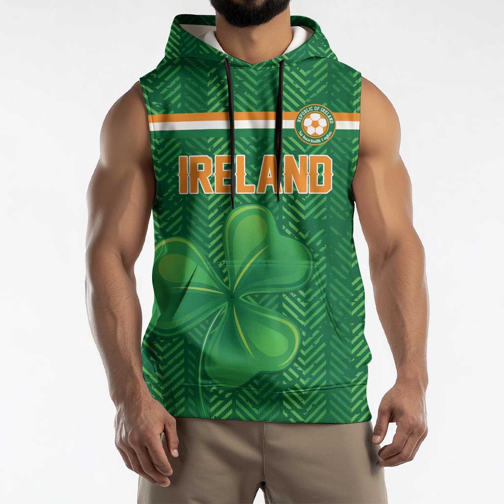 Custom Football 2026 Ireland Sleeveless Hoodie The Boys in Green Come On