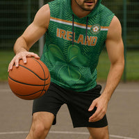Custom Football 2026 Ireland Sleeveless Hoodie The Boys in Green Come On
