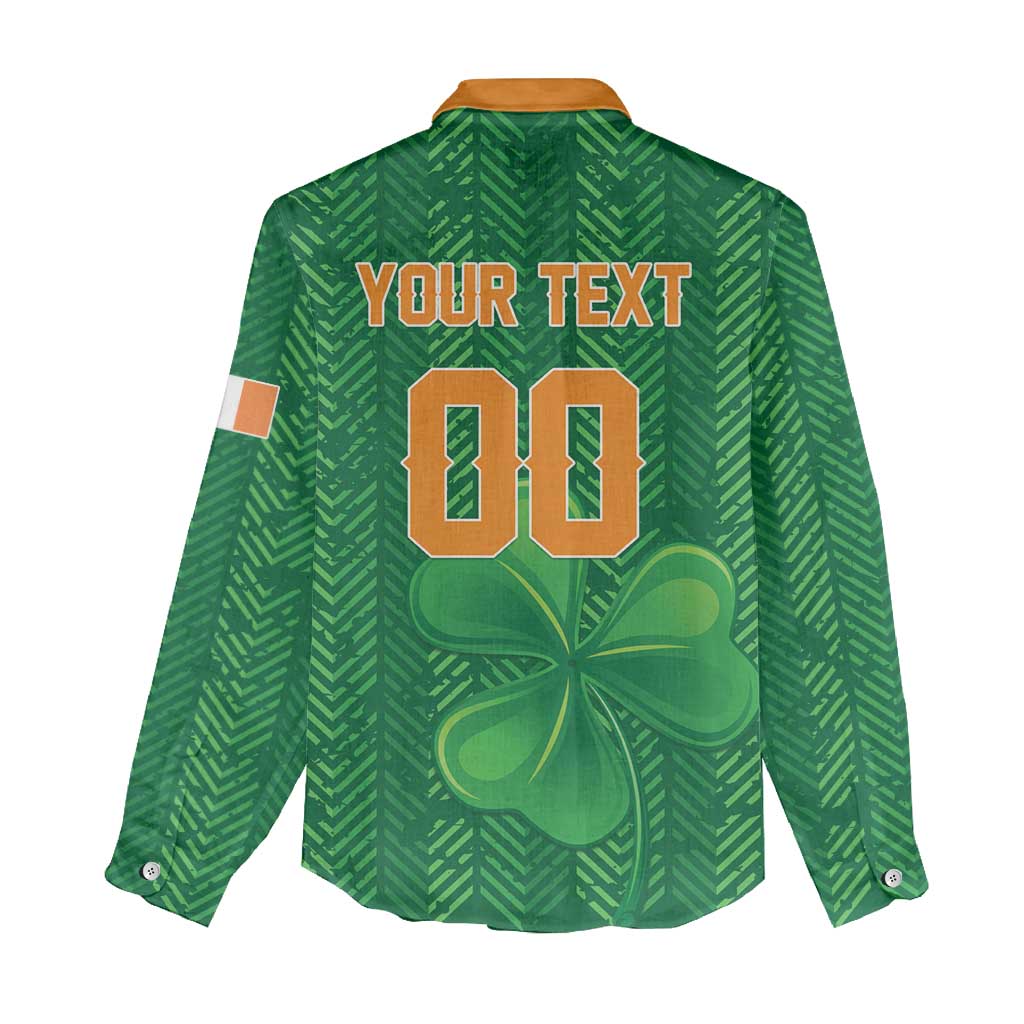Custom Football 2026 Ireland Women Casual Shirt The Boys in Green Come On