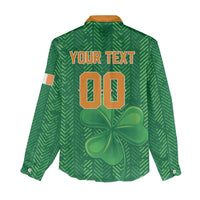 Custom Football 2026 Ireland Women Casual Shirt The Boys in Green Come On