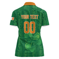 Custom Football 2026 Ireland Women Polo Shirt The Boys in Green Come On