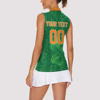 Custom Football 2026 Ireland Women Sleeveless Polo Shirt The Boys in Green Come On