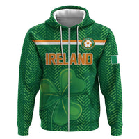Custom Football 2026 Ireland Zip Hoodie The Boys in Green Come On