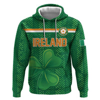 Custom Football 2026 Ireland Zip Hoodie The Boys in Green Come On