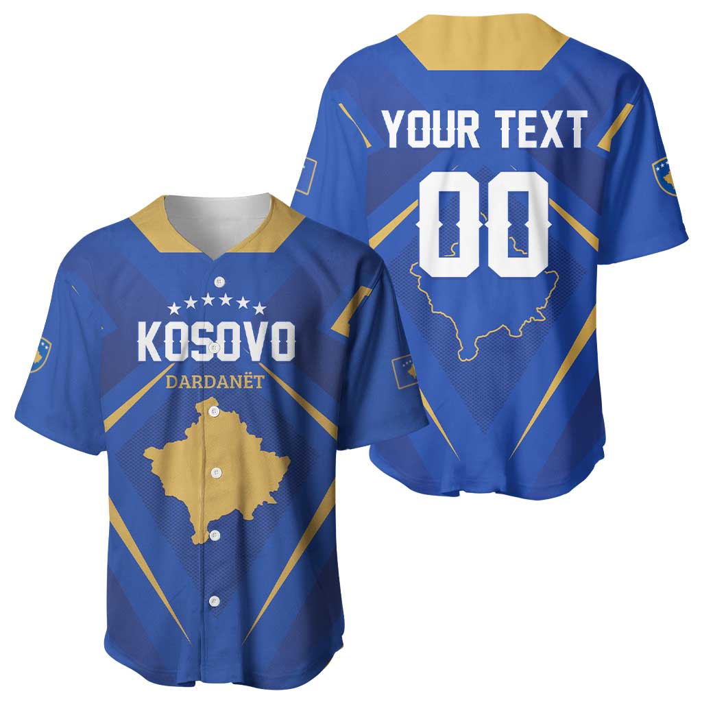 Custom Football 2026 Kosovo Baseball Jersey Dardanet Go Glory
