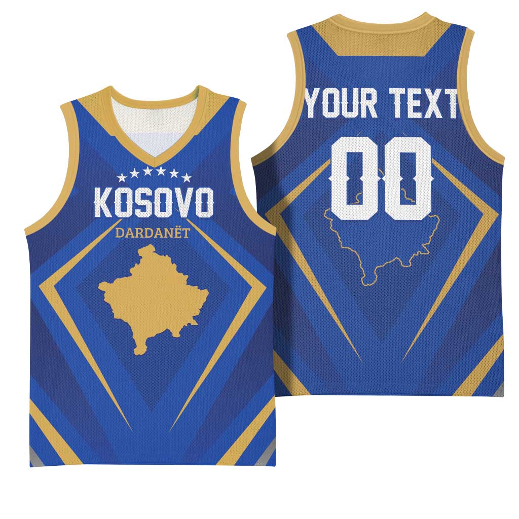 Custom Football 2026 Kosovo Basketball Jersey Dardanet Go Glory