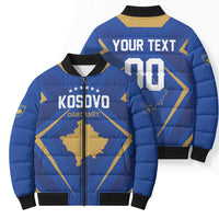 Custom Football 2026 Kosovo Bomber Puffer Jacket Dardanet Go Glory