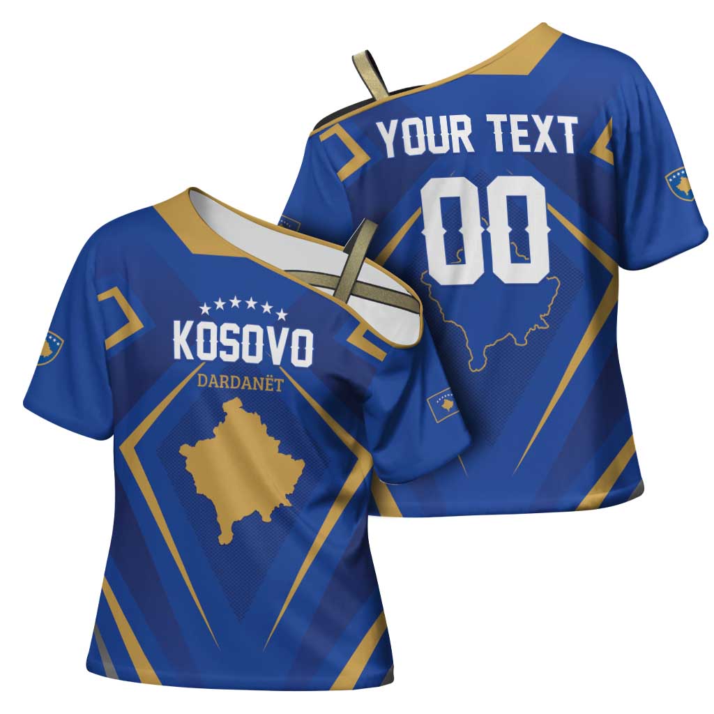 Custom Football 2026 Kosovo Cross Shoulder Shirt Dardanet Go Glory