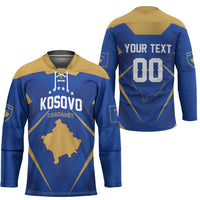 Custom Football 2026 Kosovo Hockey Jersey Dardanet Go Glory