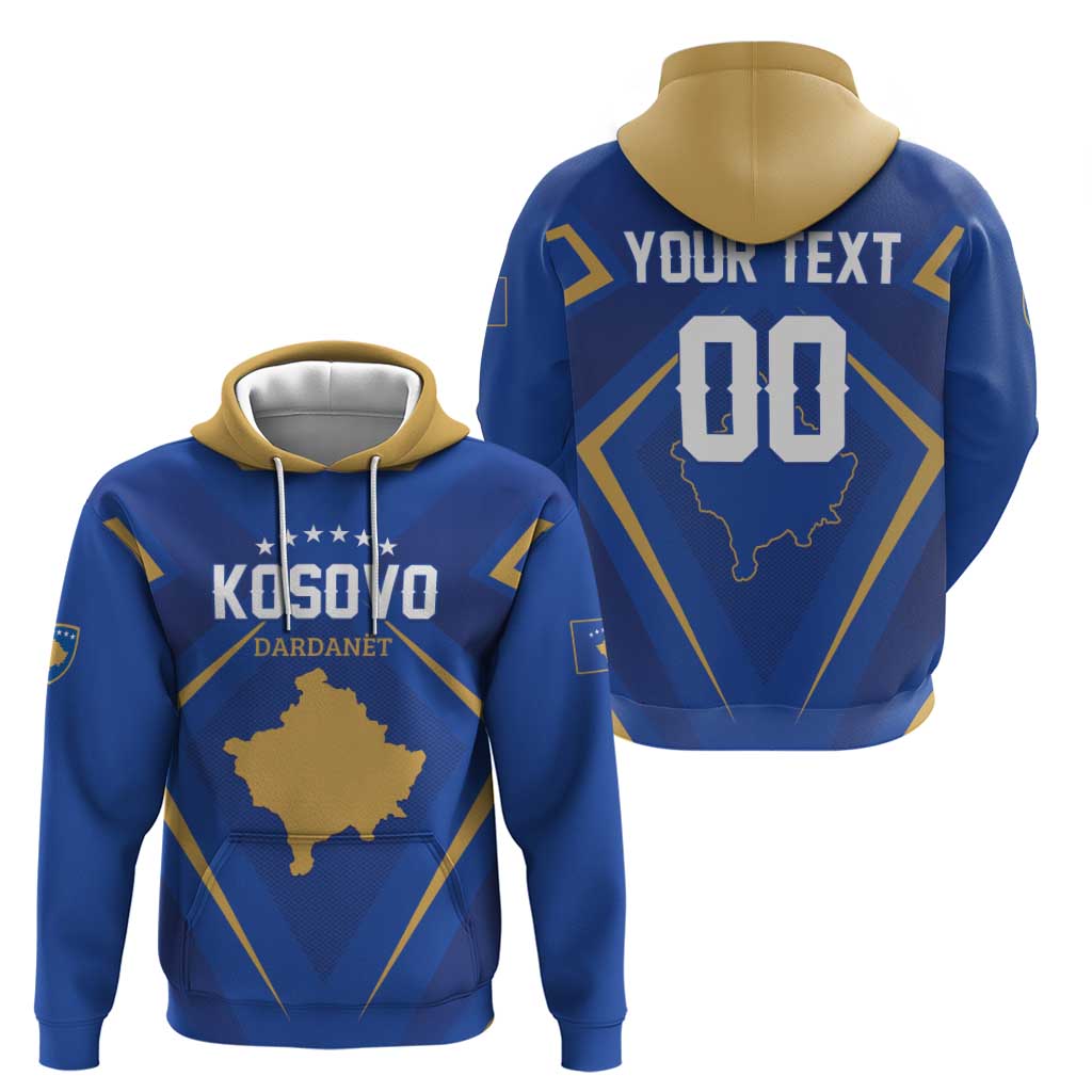 Custom Football 2026 Kosovo Hoodie Dardanet Go Glory