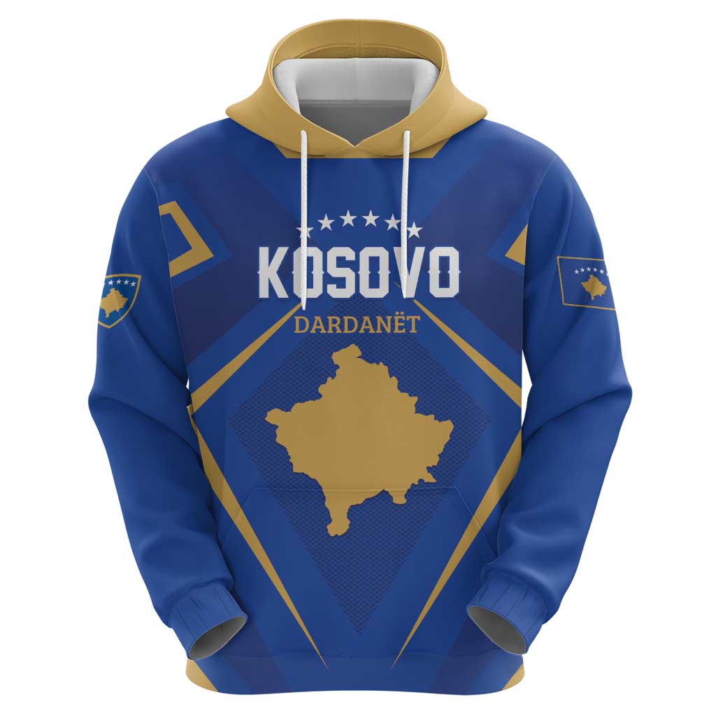 Custom Football 2026 Kosovo Hoodie Dardanet Go Glory