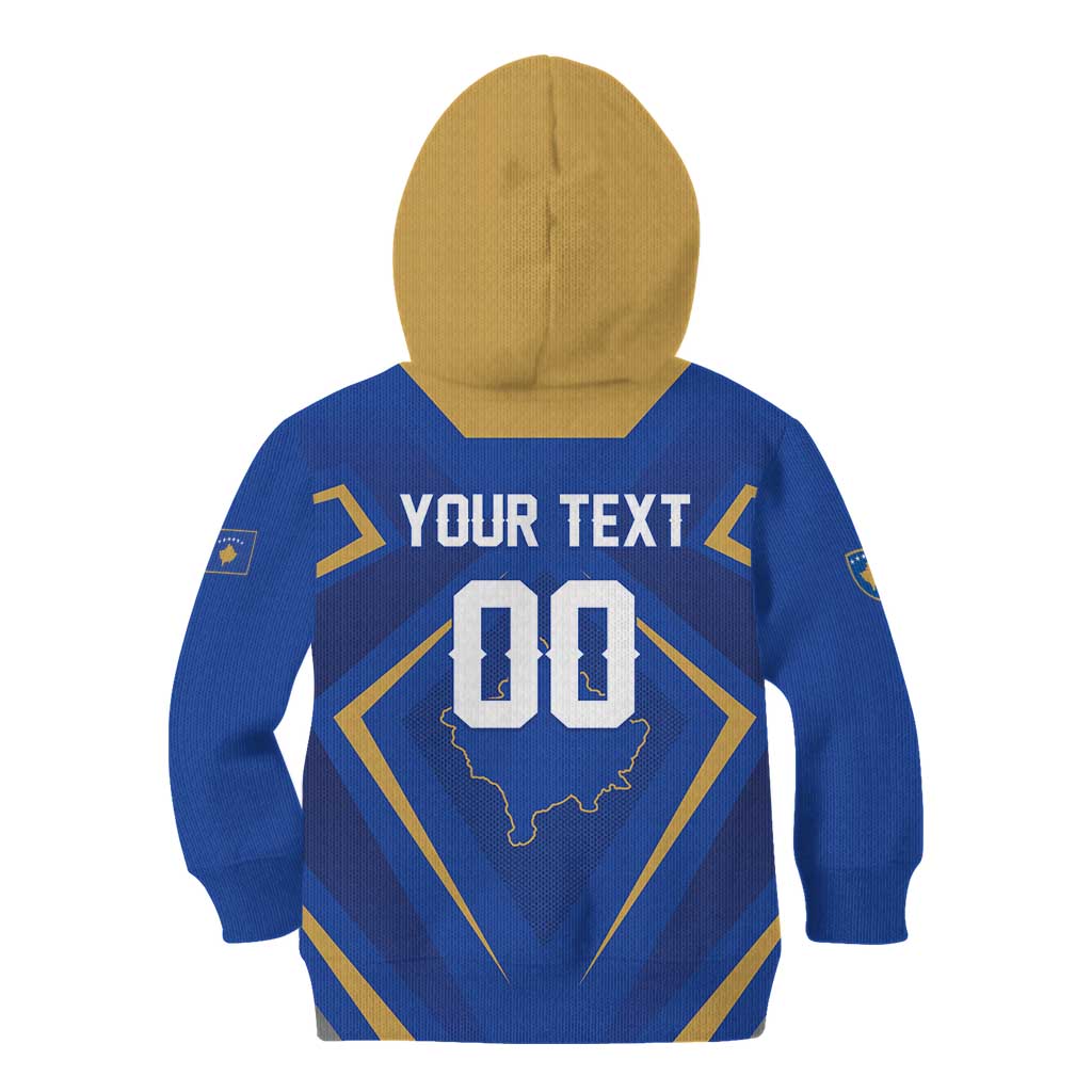 Custom Football 2026 Kosovo Kid Hoodie Dardanet Go Glory