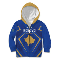 Custom Football 2026 Kosovo Kid Hoodie Dardanet Go Glory