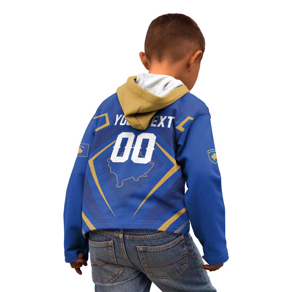 Custom Football 2026 Kosovo Kid Hoodie Dardanet Go Glory
