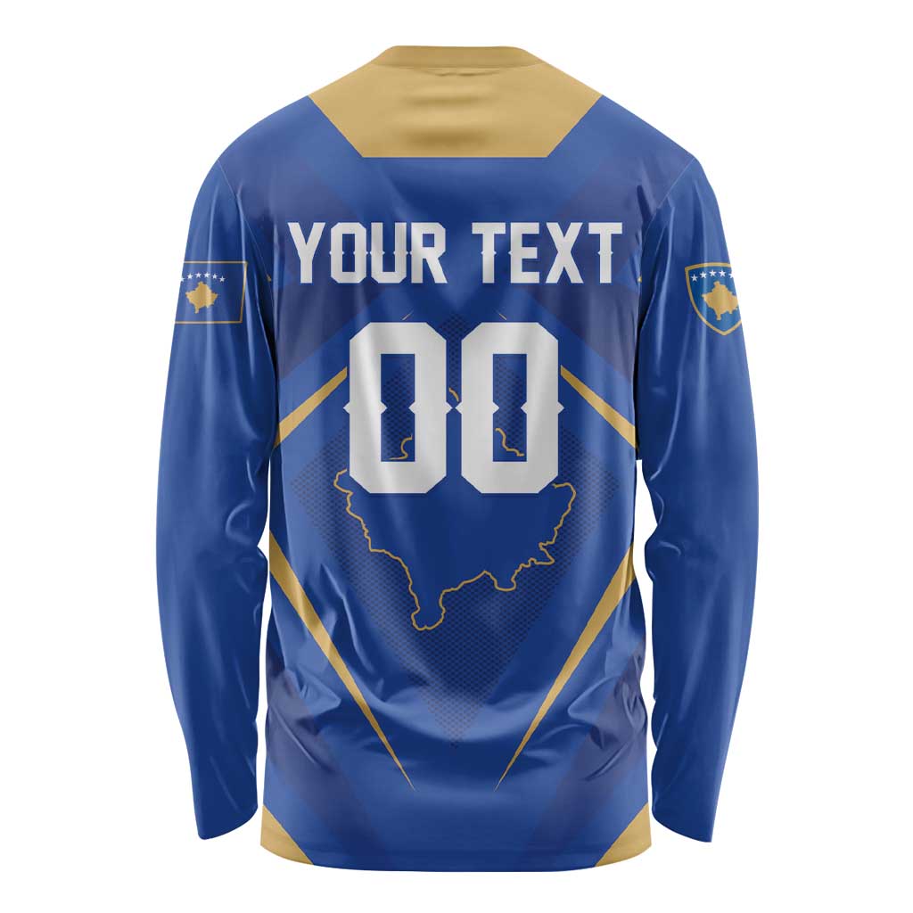 Custom Football 2026 Kosovo Long Sleeve Shirt Dardanet Go Glory