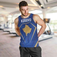 Custom Football 2026 Kosovo Men Tank Top Dardanet Go Glory