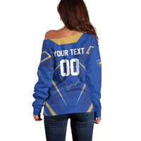 Custom Football 2026 Kosovo Off Shoulder Sweater Dardanet Go Glory
