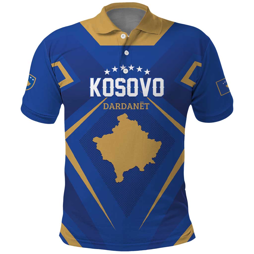 Custom Football 2026 Kosovo Polo Shirt Dardanet Go Glory