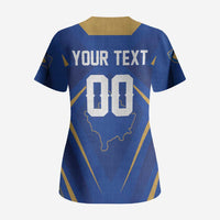 Custom Football 2026 Kosovo Scrub Top Dardanet Go Glory