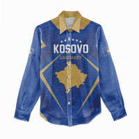 Custom Football 2026 Kosovo Women Casual Shirt Dardanet Go Glory
