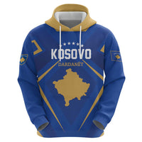 Custom Football 2026 Kosovo Zip Hoodie Dardanet Go Glory