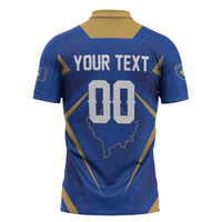 Custom Football 2026 Kosovo Zipper Polo Shirt Dardanet Go Glory