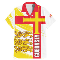 Guernsey Liberation Day Family Matching Mermaid Dress and Hawaiian Shirt Guernesi Three Lion - Wonder Print Shop