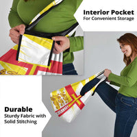 Guernsey Liberation Day Grocery Bag Guernesi Three Lion