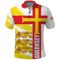 Guernsey Liberation Day Polo Shirt Guernesi Three Lion - Wonder Print Shop