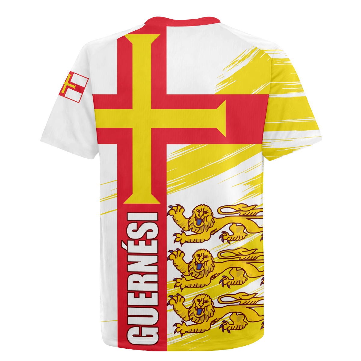 Guernsey Liberation Day Rugby Jersey Guernesi Three Lion - Wonder Print Shop