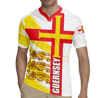 Guernsey Liberation Day Rugby Jersey Guernesi Three Lion - Wonder Print Shop