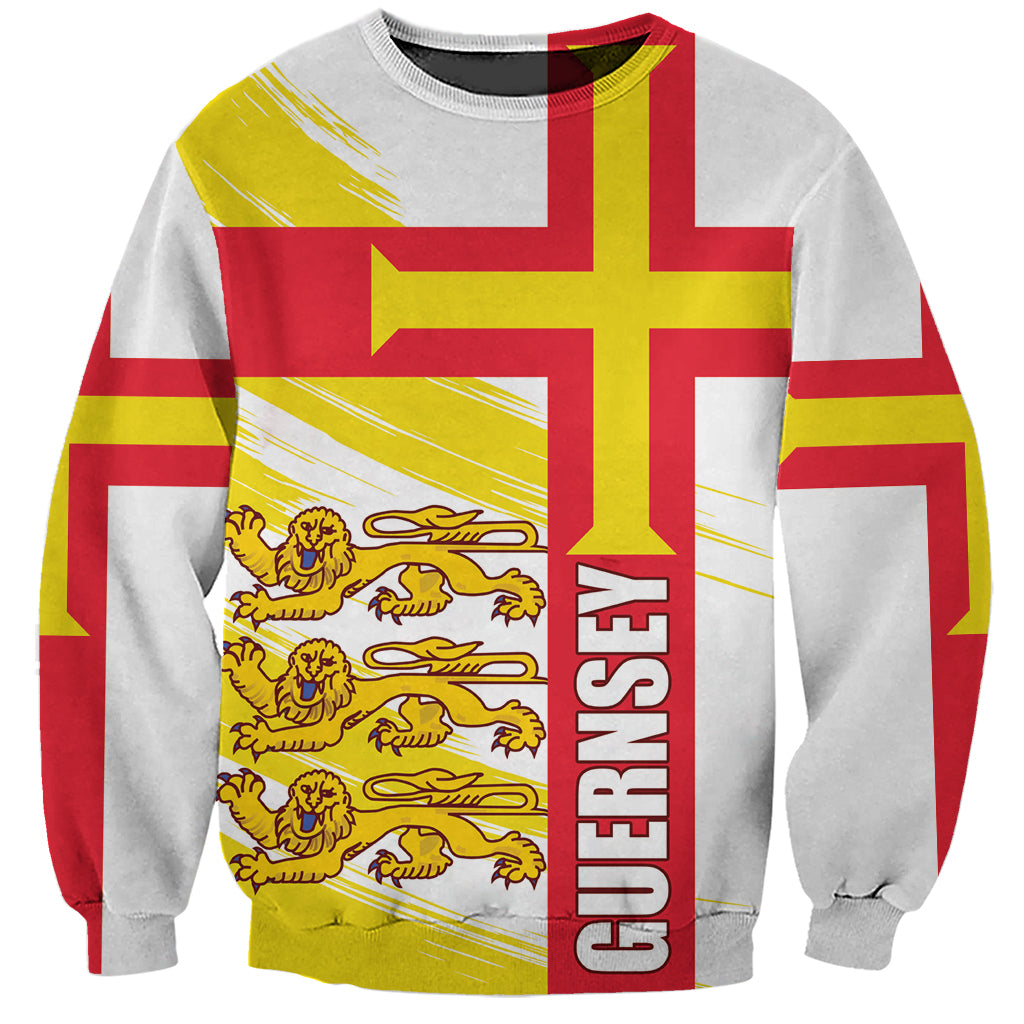 Guernsey Liberation Day Sweatshirt Guernesi Three Lion - Wonder Print Shop