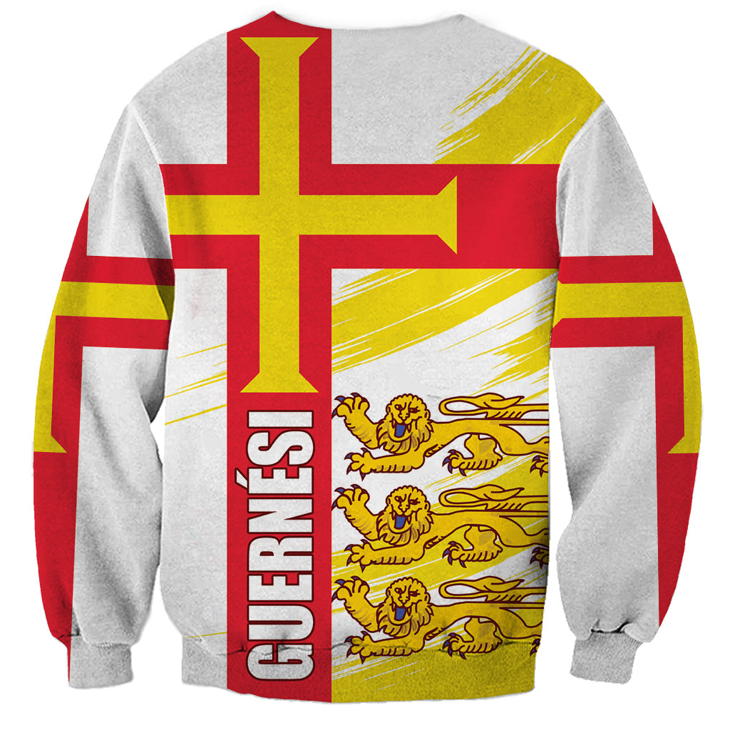 Guernsey Liberation Day Sweatshirt Guernesi Three Lion - Wonder Print Shop
