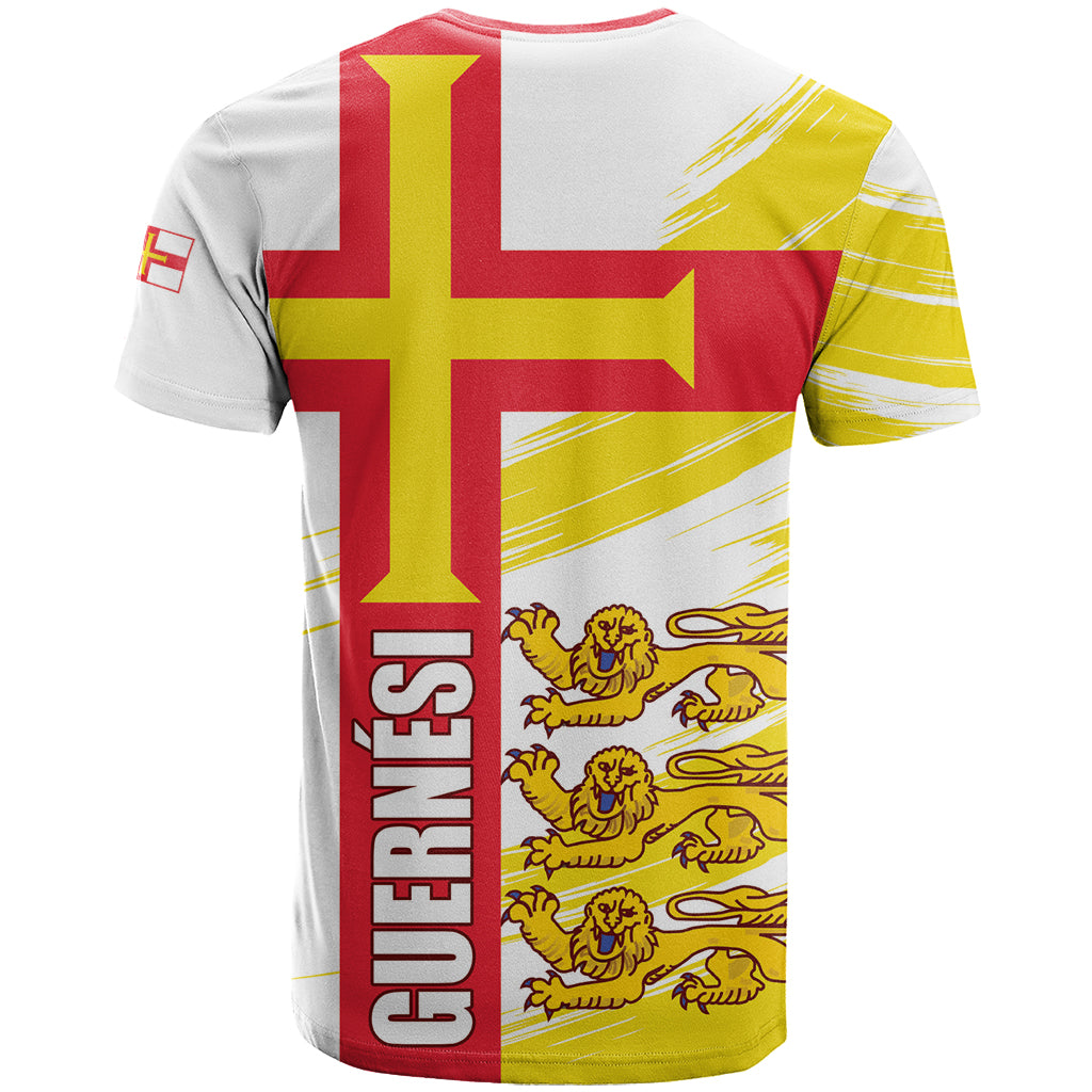 Guernsey Liberation Day T Shirt Guernesi Three Lion - Wonder Print Shop