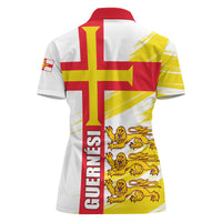 Guernsey Liberation Day Women Polo Shirt Guernesi Three Lion - Wonder Print Shop
