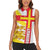 Guernsey Liberation Day Women Sleeveless Polo Shirt Guernesi Three Lion - Wonder Print Shop