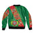 Turkmenistan Flag Day Bomber Jacket Turkmenistan Bitaraplygyn watanydyr LT01