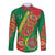 Turkmenistan Flag Day Long Sleeve Button Shirt Turkmenistan Bitaraplygyn watanydyr LT01