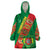 Turkmenistan Flag Day Wearable Blanket Hoodie Turkmenistan Bitaraplygyn watanydyr LT01