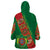 Turkmenistan Flag Day Wearable Blanket Hoodie Turkmenistan Bitaraplygyn watanydyr LT01