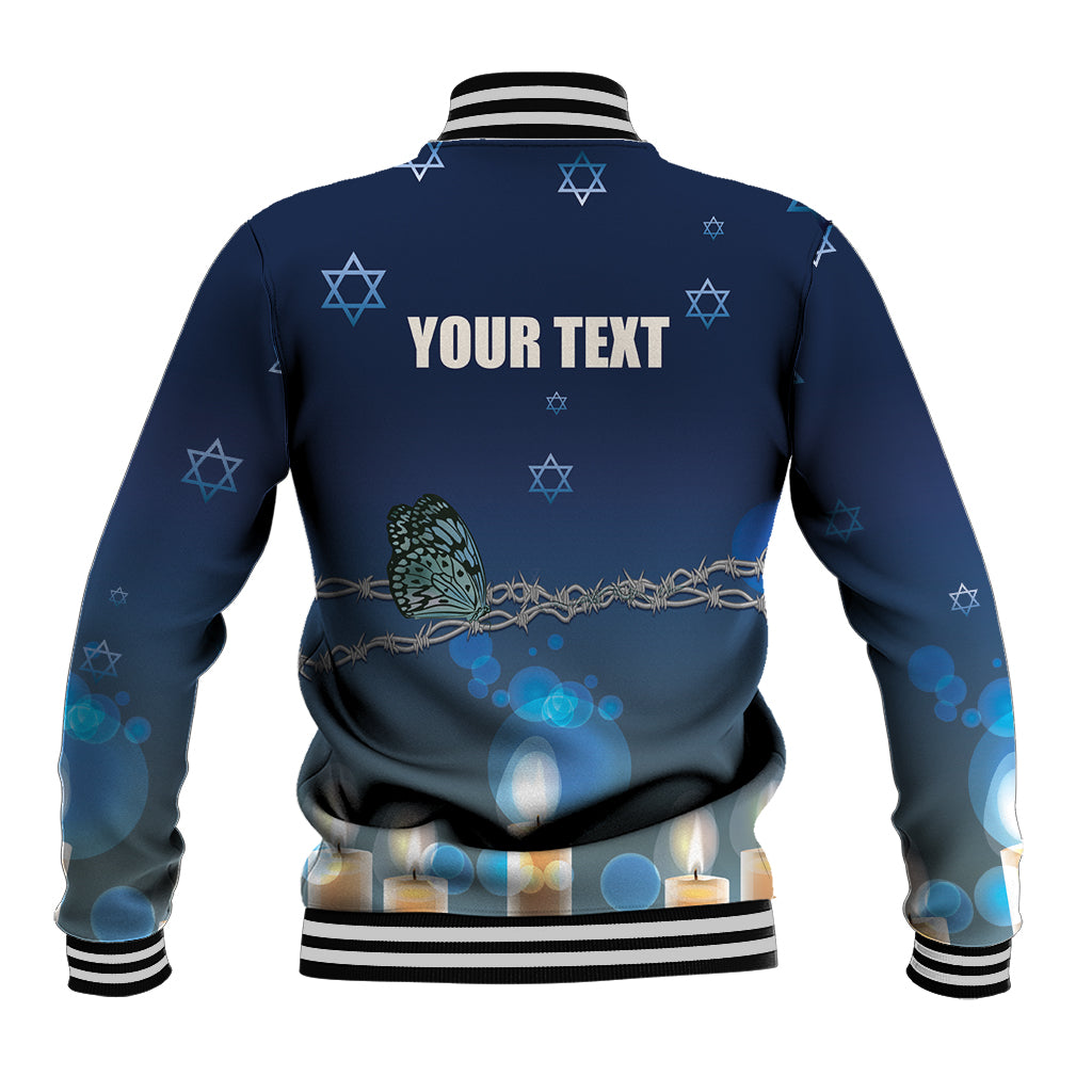 Yom HaShoah 2024 Baseball Jacket Holocaust Remembrance Day - Wonder Print Shop