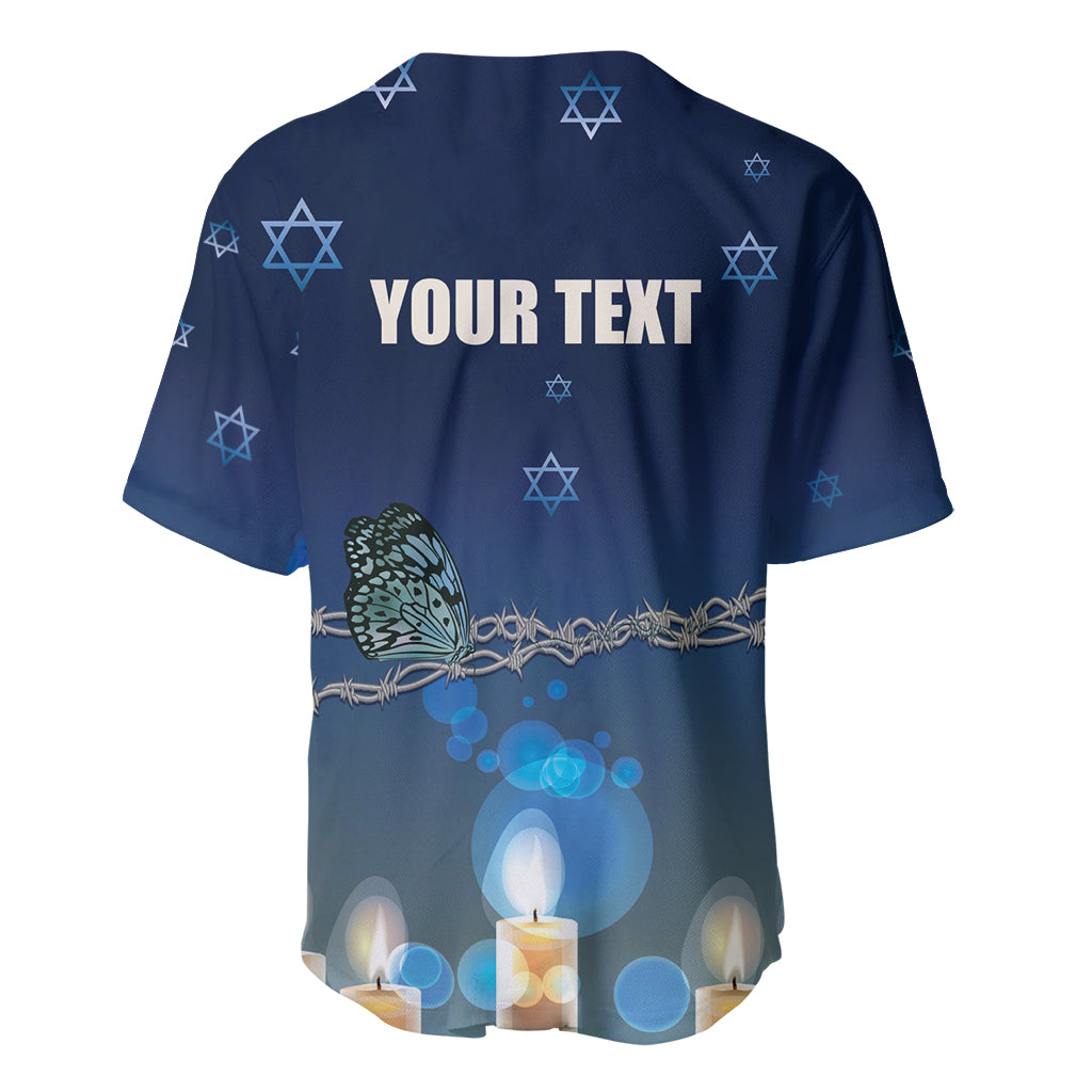 Yom HaShoah 2024 Baseball Jersey Holocaust Remembrance Day - Wonder Print Shop