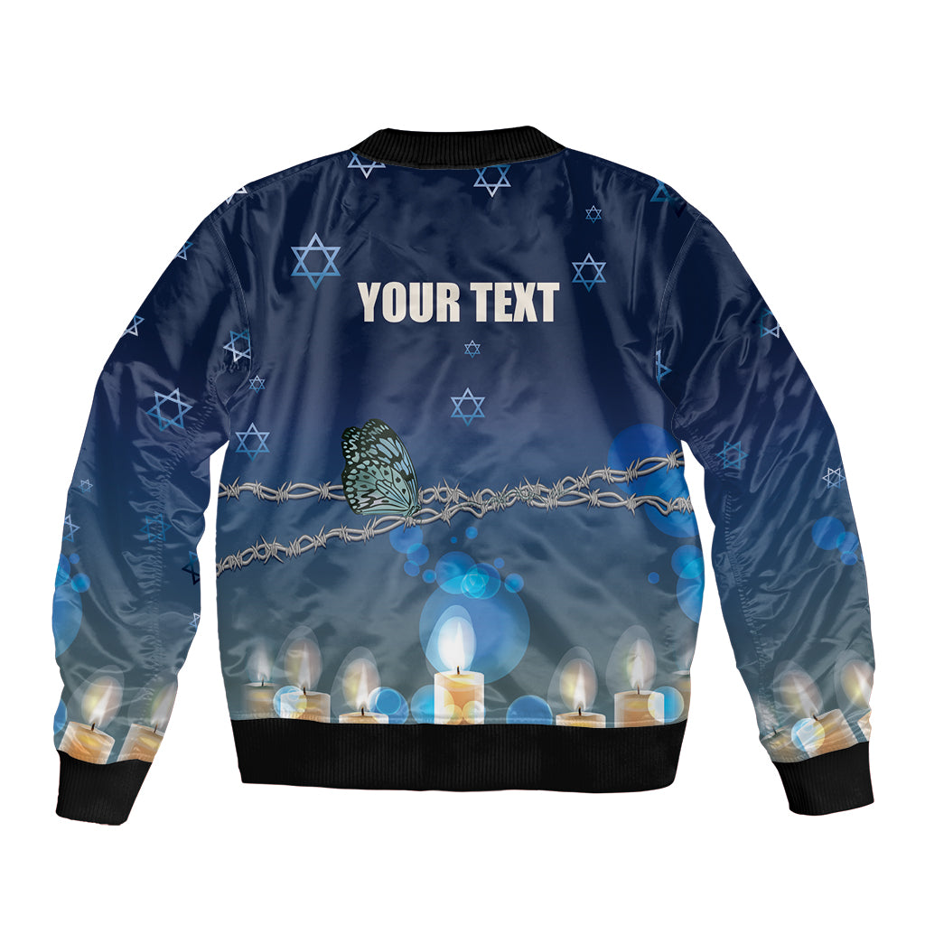 Yom HaShoah 2024 Bomber Jacket Holocaust Remembrance Day - Wonder Print Shop