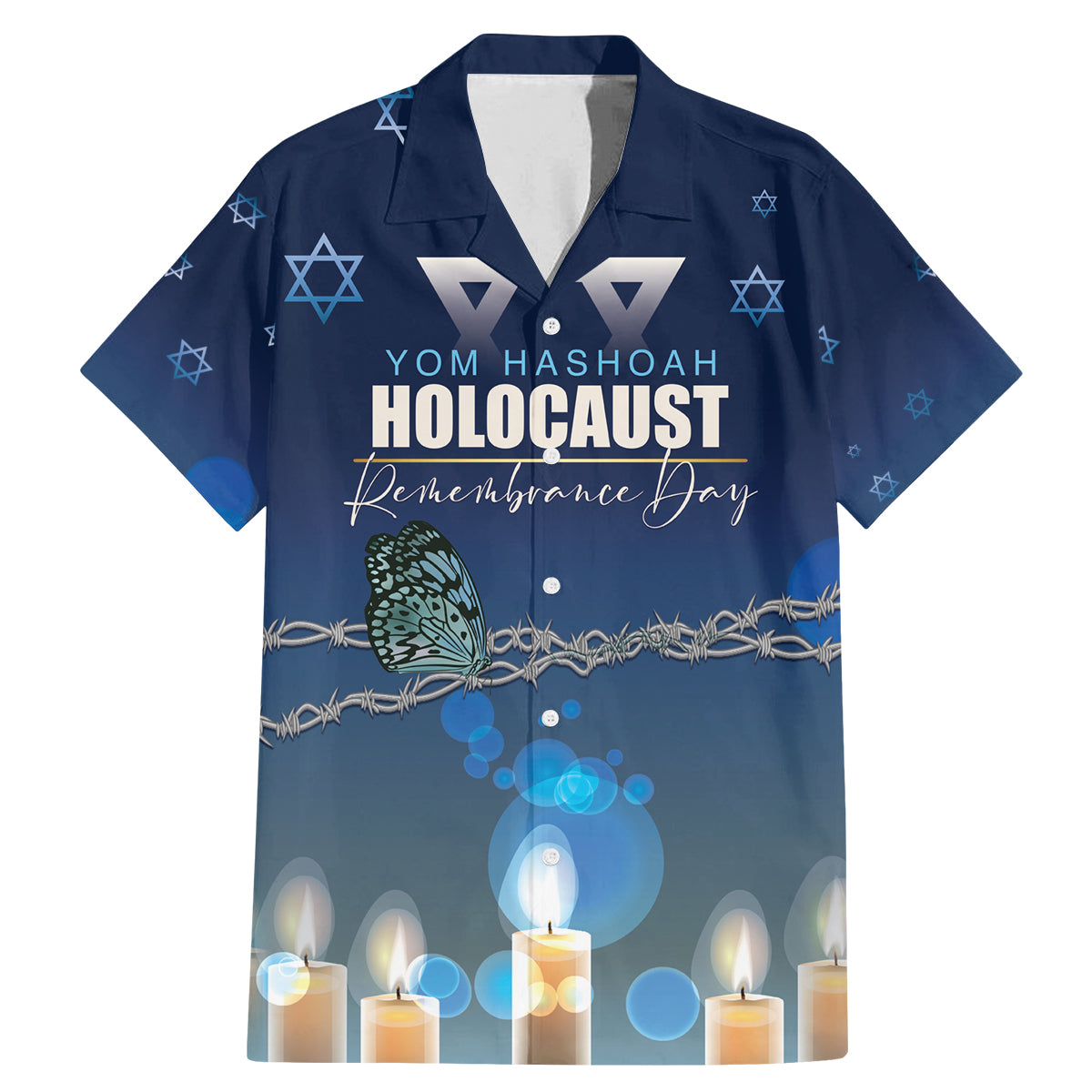 Yom HaShoah 2024 Family Matching Mermaid Dress and Hawaiian Shirt Holocaust Remembrance Day - Wonder Print Shop