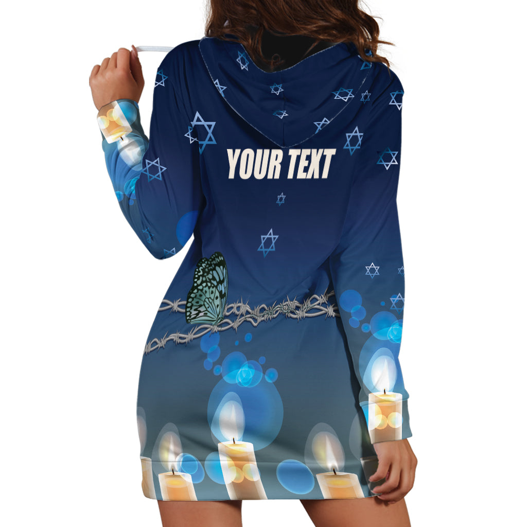 Yom HaShoah 2024 Hoodie Dress Holocaust Remembrance Day - Wonder Print Shop